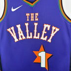 Suns ChestLogo City Jersey in Purple Flatlay 008