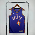 Suns FrontFull City Jersey in Purple Hanging 001