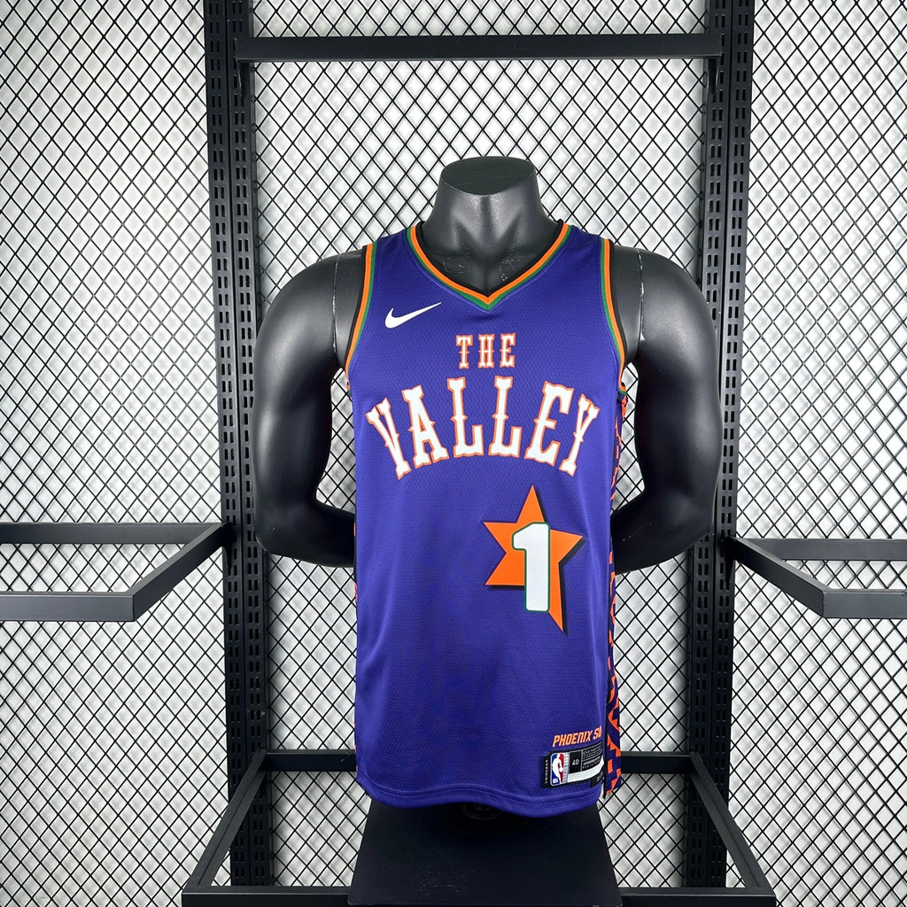 Suns FrontFull City Jersey in Purple Mannequin 003