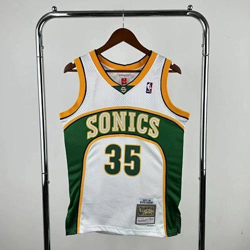 Kevin Durant Seattle SuperSonics No.35 Throwback Swingman Jersey 2007-08 Green - View 70