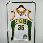 Kevin Durant Seattle SuperSonics No.35 Throwback Swingman Jersey 2007-08 Green - View 70