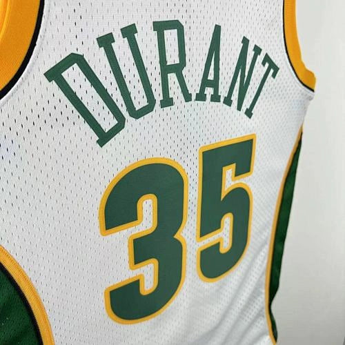 Kevin Durant Seattle SuperSonics No.35 Throwback Swingman Jersey 2007-08 Green - View 70