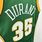 Kevin Durant Seattle SuperSonics No.35 Throwback Swingman Jersey 2007-08 Green - View 70