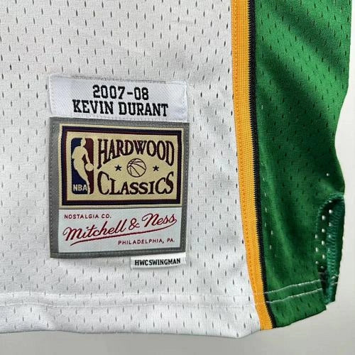 Kevin Durant Seattle SuperSonics No.35 Throwback Swingman Jersey 2007-08 Green - View 70