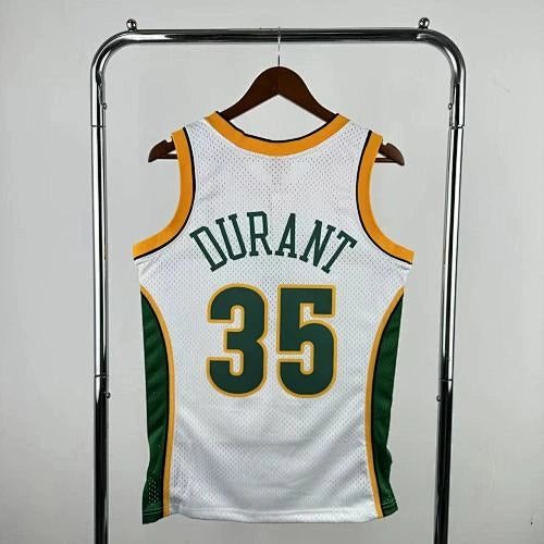 Kevin Durant Seattle SuperSonics No.35 Throwback Swingman Jersey 2007-08 Green - View 70