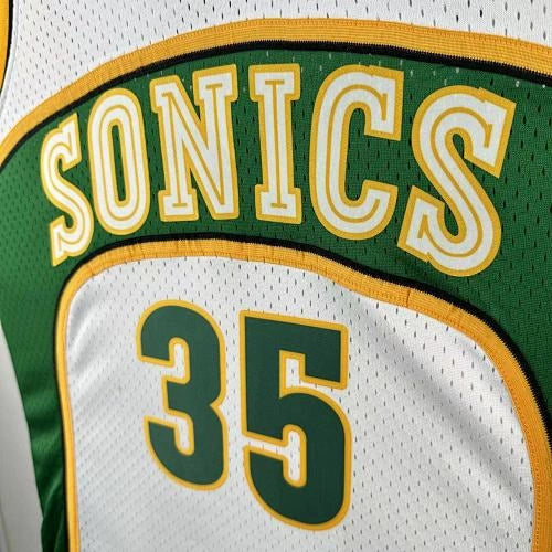 Kevin Durant Seattle SuperSonics No.35 Throwback Swingman Jersey 2007-08 Green - View 70