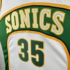 Kevin Durant Seattle SuperSonics No.35 Throwback Swingman Jersey 2007-08 Green - View 70