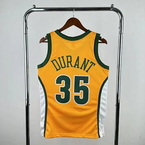 Kevin Durant Seattle SuperSonics No.35 Throwback Swingman Jersey 2007-08 Green - View 70