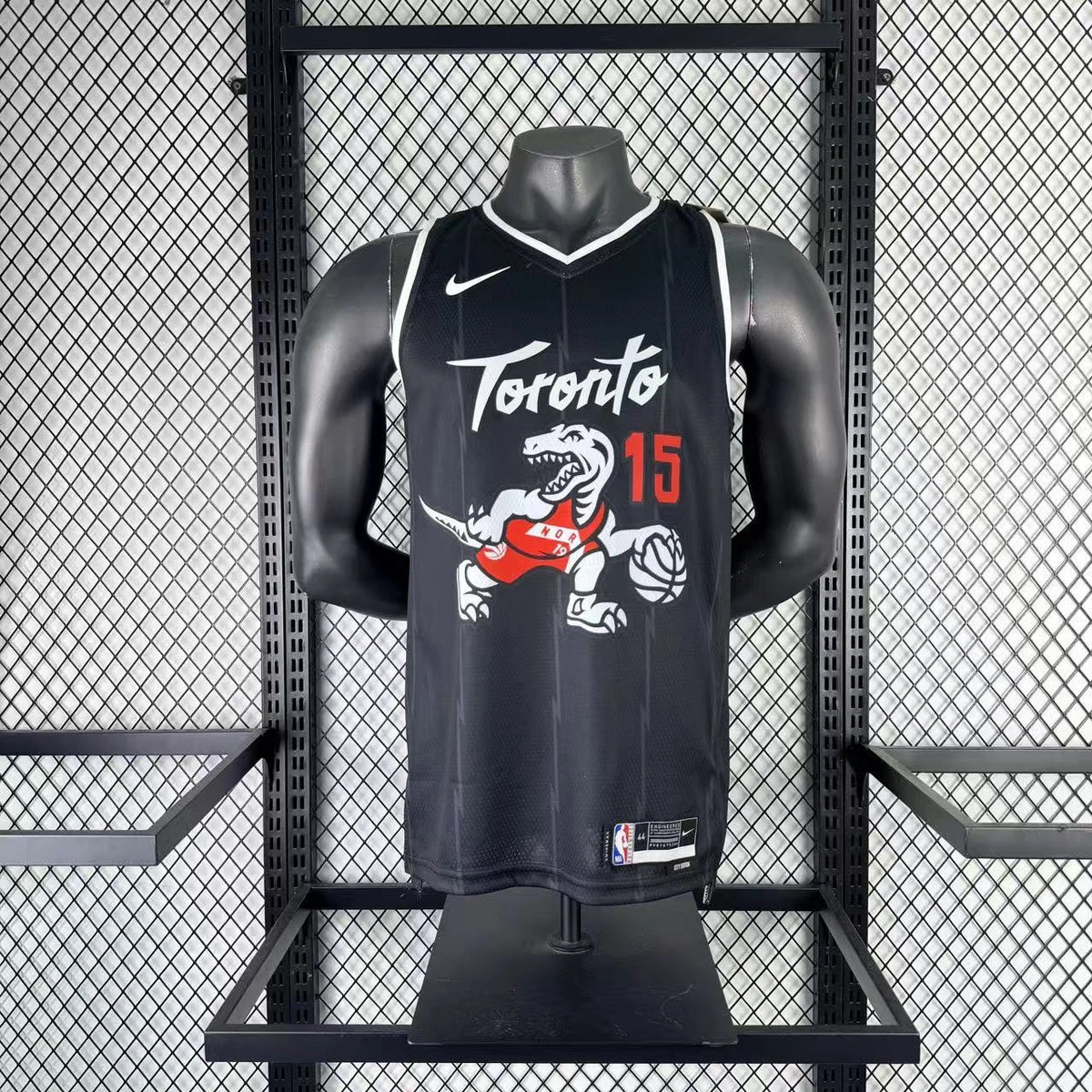 Vince Carter No.15 Toronto Raptors City Edition Jersey 2025-26 NBA Authentic Swingman Jersey - View 1