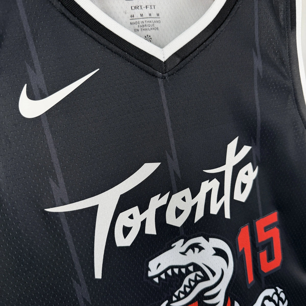 Vince Carter No.15 Toronto Raptors City Edition Jersey 2025-26 NBA Authentic Swingman Jersey - View 7