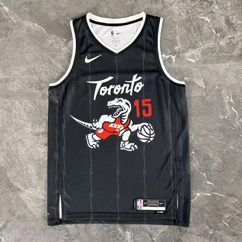 Vince Carter No.15 Toronto Raptors City Edition Jersey 2025-26 NBA Authentic Swingman Jersey - View 10