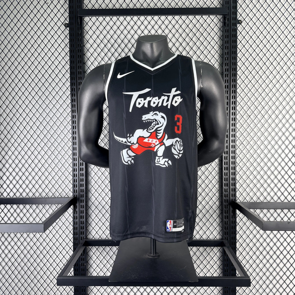 Toronto Raptors No.3 Toronto Raptors City Edition Jersey 2025-26 NBA Authentic Swingman Jersey - View 1