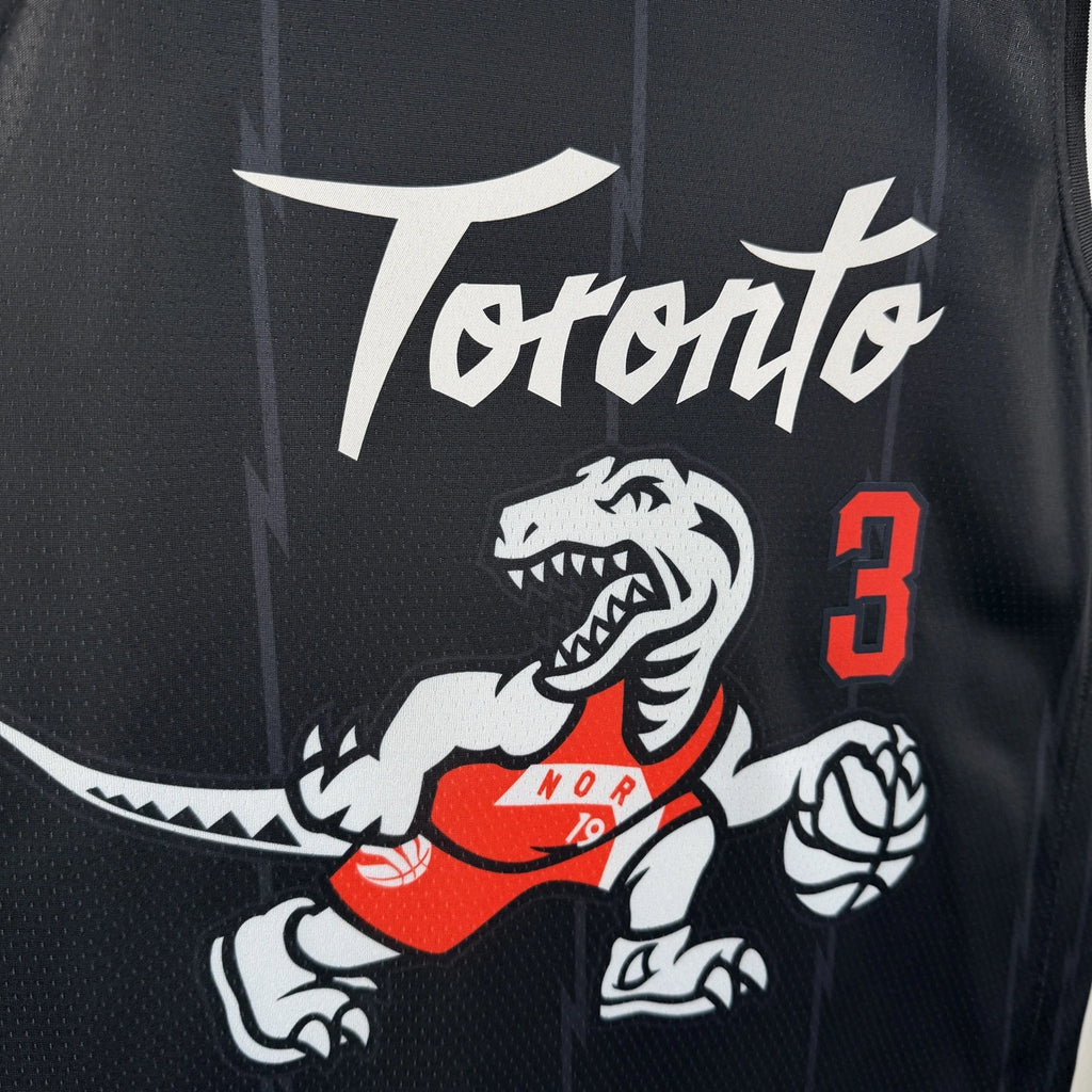 Toronto Raptors No.3 Toronto Raptors City Edition Jersey 2025-26 NBA Authentic Swingman Jersey - View 6