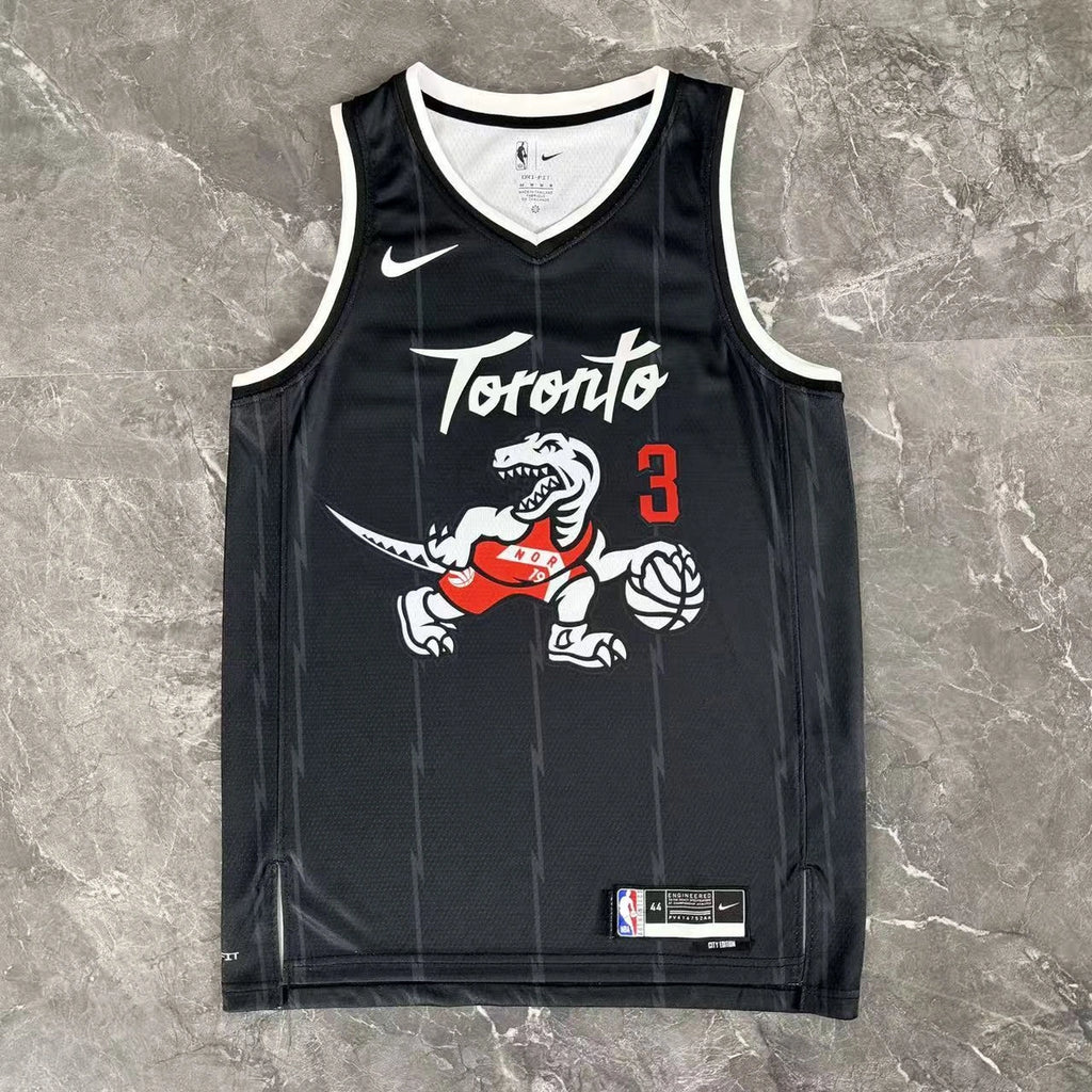 Toronto Raptors No.3 Toronto Raptors City Edition Jersey 2025-26 NBA Authentic Swingman Jersey - View 10