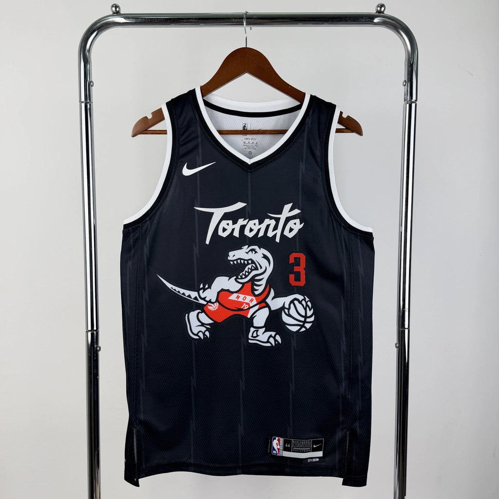Toronto Raptors No.3 Toronto Raptors City Edition Jersey 2025-26 NBA Authentic Swingman Jersey - View 12