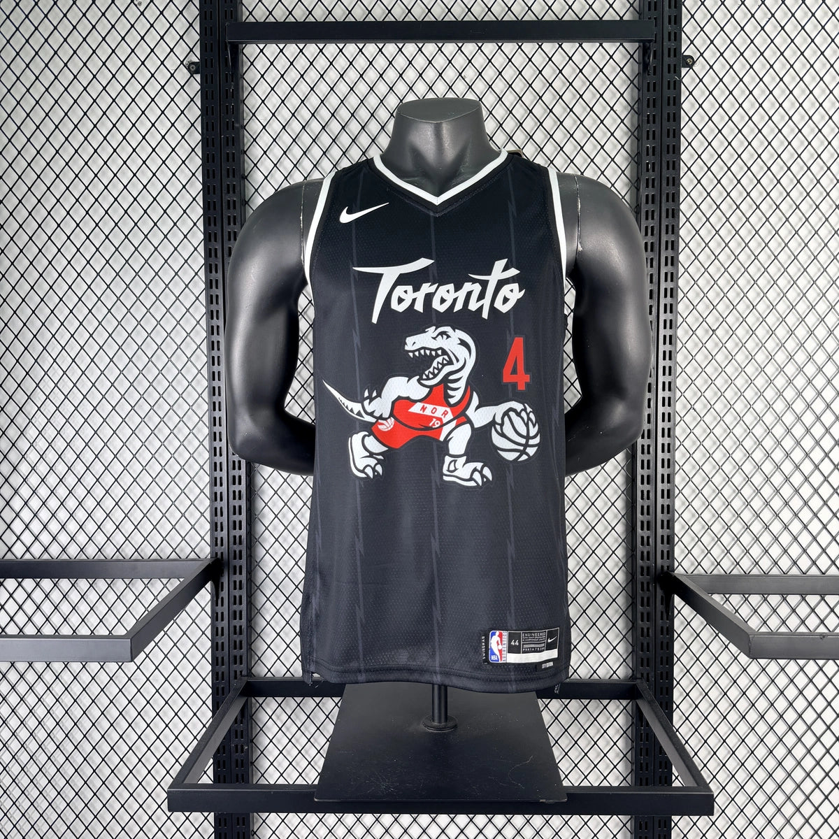 Toronto Raptors No.4 Toronto Raptors City Edition Jersey 2025-26 NBA Authentic Swingman Jersey - View 1