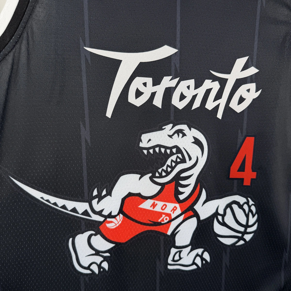Toronto Raptors No.4 Toronto Raptors City Edition Jersey 2025-26 NBA Authentic Swingman Jersey - View 6