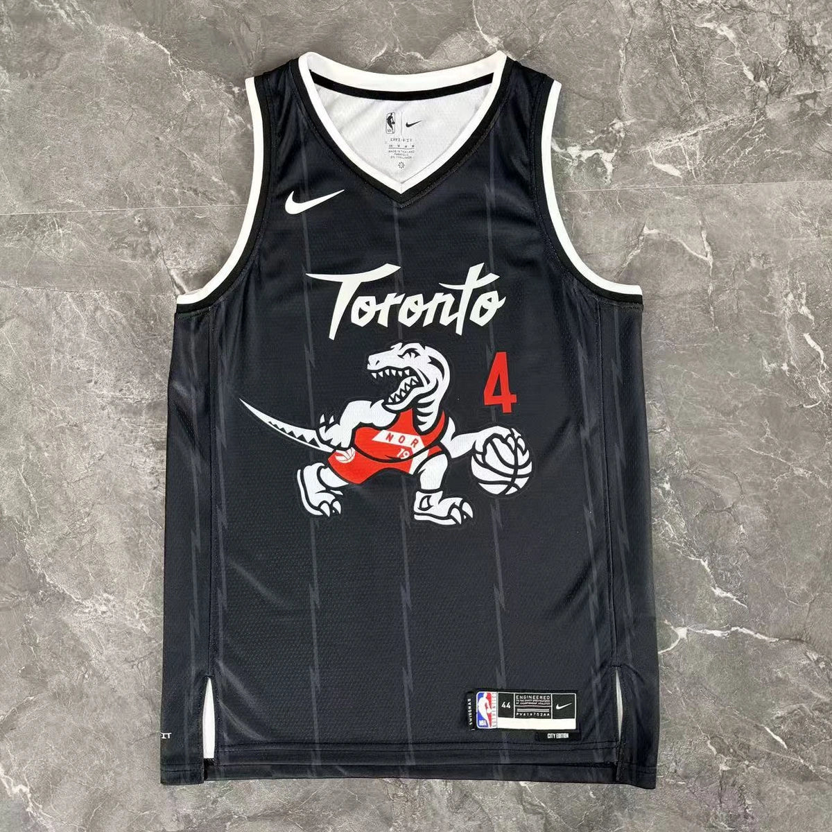 Toronto Raptors No.4 Toronto Raptors City Edition Jersey 2025-26 NBA Authentic Swingman Jersey - View 10