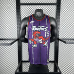 Vince Carter No.15 Toronto Raptors Throwback Purple Jersey 2025-26 NBA Authentic Swingman Jersey - View 2