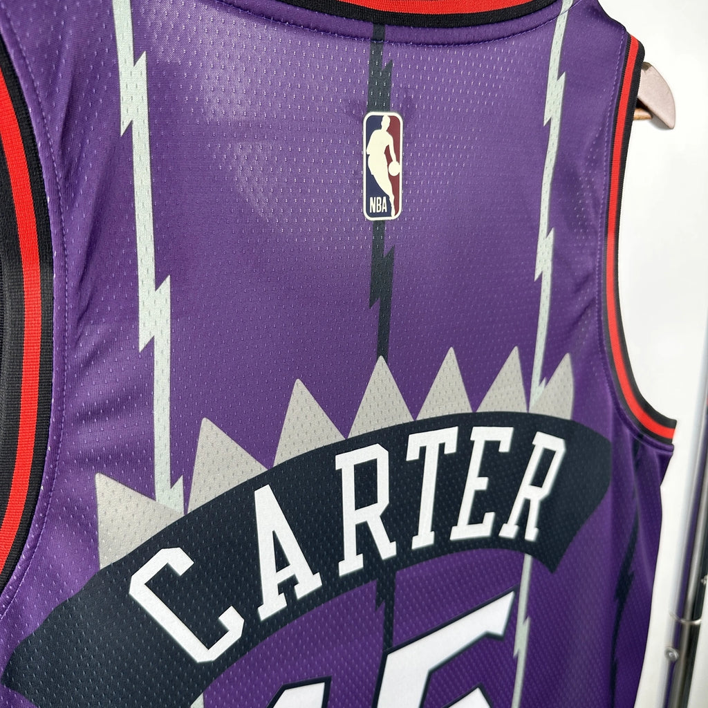 Vince Carter No.15 Toronto Raptors Throwback Purple Jersey 2025-26 NBA Authentic Swingman Jersey - View 9
