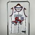 Vince Carter No.15 Toronto Raptors Throwback White Jersey 2025-26 NBA Authentic Swingman Jersey - View 1