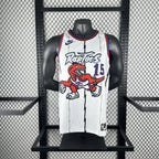 Vince Carter No.15 Toronto Raptors Throwback White Jersey 2025-26 NBA Authentic Swingman Jersey - View 9
