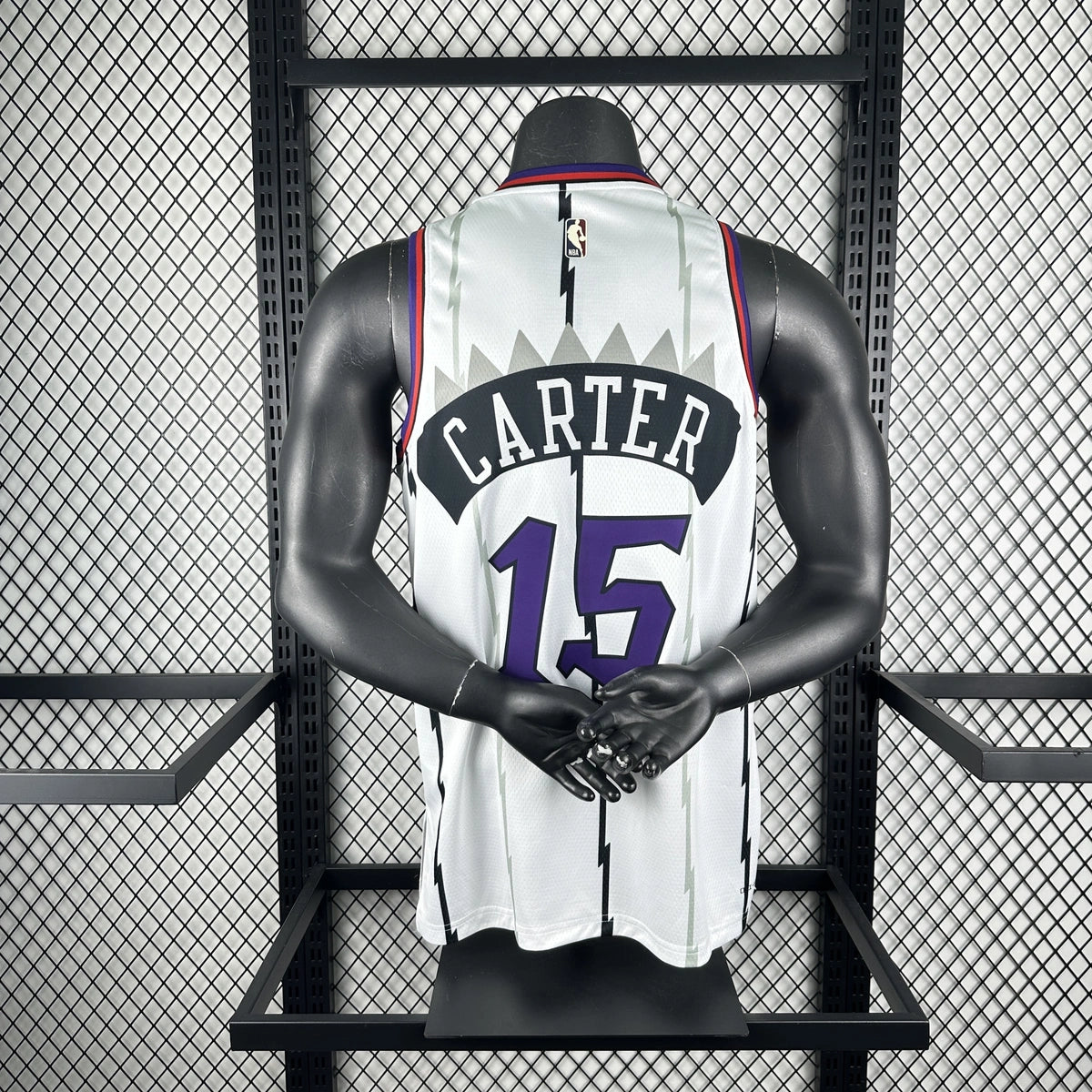 Vince Carter No.15 Toronto Raptors Throwback White Jersey 2025-26 NBA Authentic Swingman Jersey - View 10