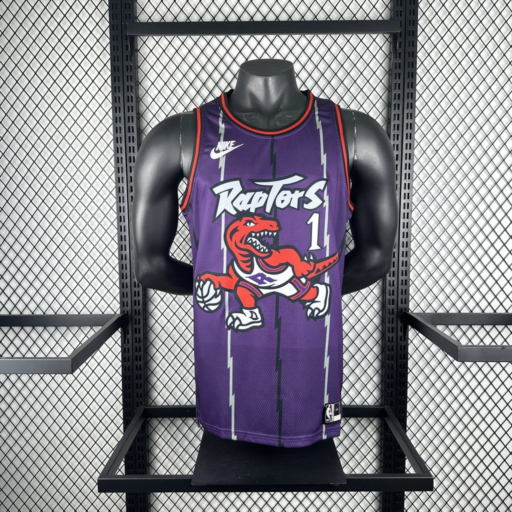 Tracy McGrady No.1 Toronto Raptors Throwback Purple Jersey 2025-26 NBA Authentic Swingman Jersey - View 10