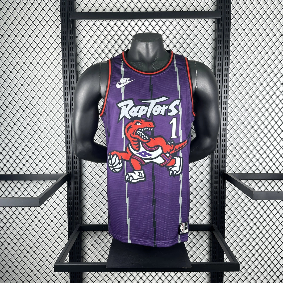 Tracy McGrady No.1 Toronto Raptors Throwback Purple Jersey 2025-26 NBA Authentic Swingman Jersey - View 10