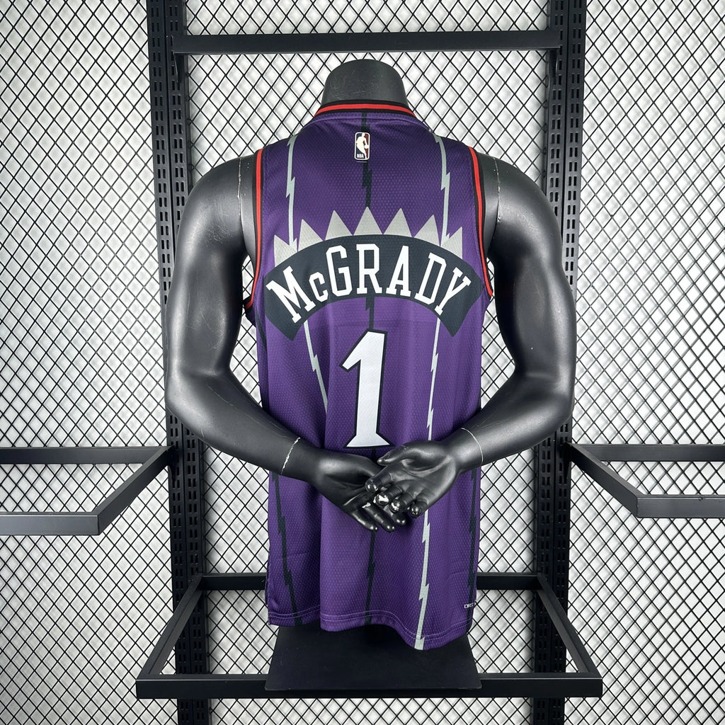 Tracy McGrady No.1 Toronto Raptors Throwback Purple Jersey 2025-26 NBA Authentic Swingman Jersey - View 11