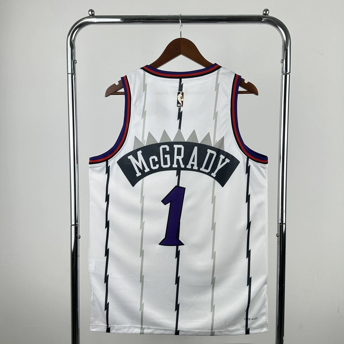 Tracy McGrady No.1 Toronto Raptors Throwback White Jersey 2025-26 NBA Authentic Swingman Jersey - View 2