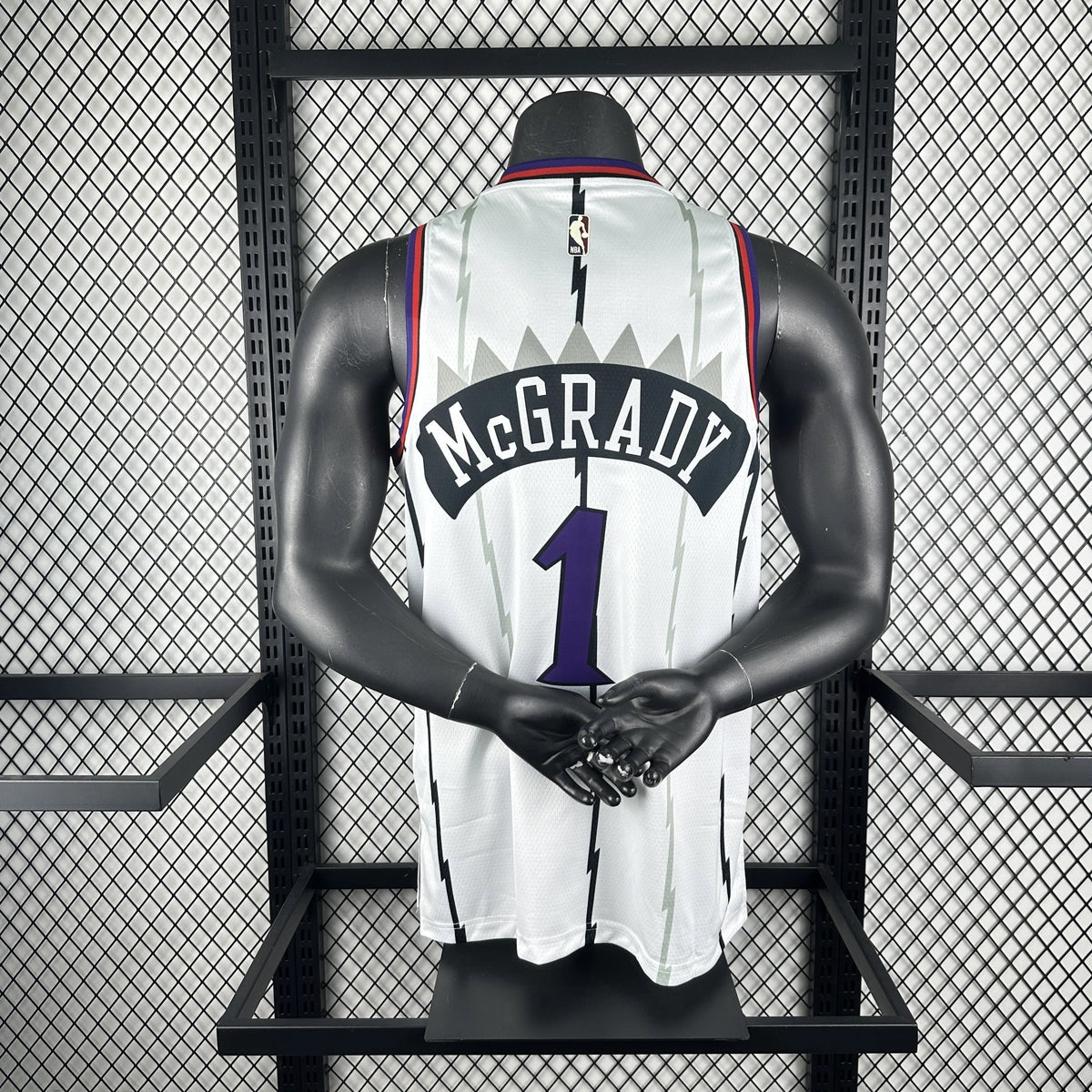 Tracy McGrady No.1 Toronto Raptors Throwback White Jersey 2025-26 NBA Authentic Swingman Jersey - View 10
