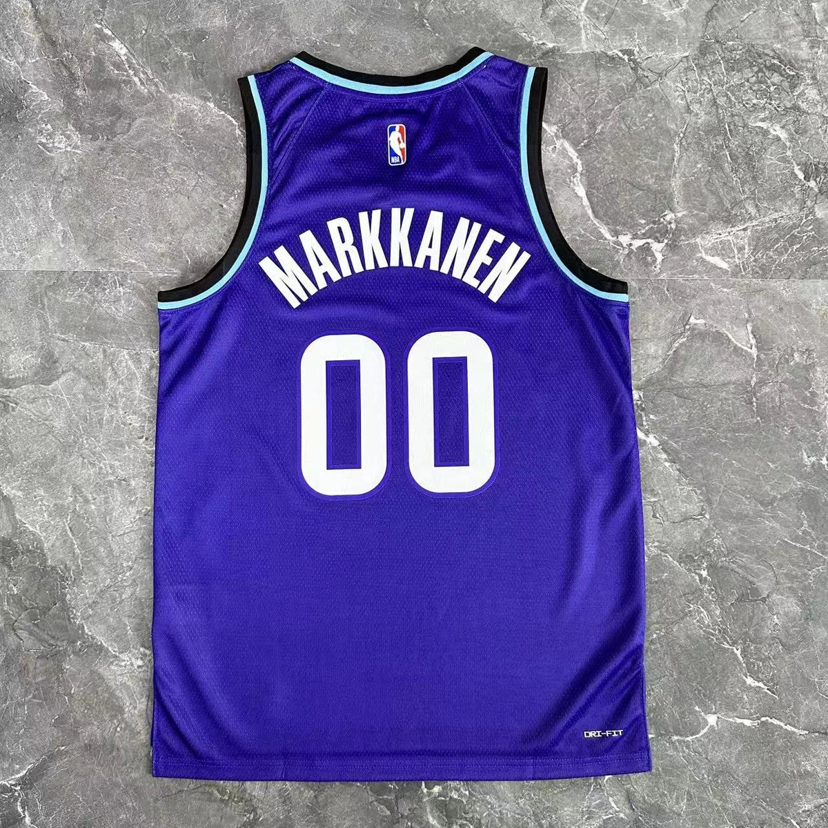 Jordan Clarkson No.00 Utah Jazz Purple Jersey 2025-26 NBA Authentic Swingman Jersey - View 2
