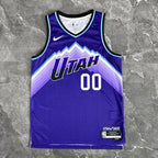 Jordan Clarkson No.00 Utah Jazz Purple Jersey 2025-26 NBA Authentic Swingman Jersey - View 3