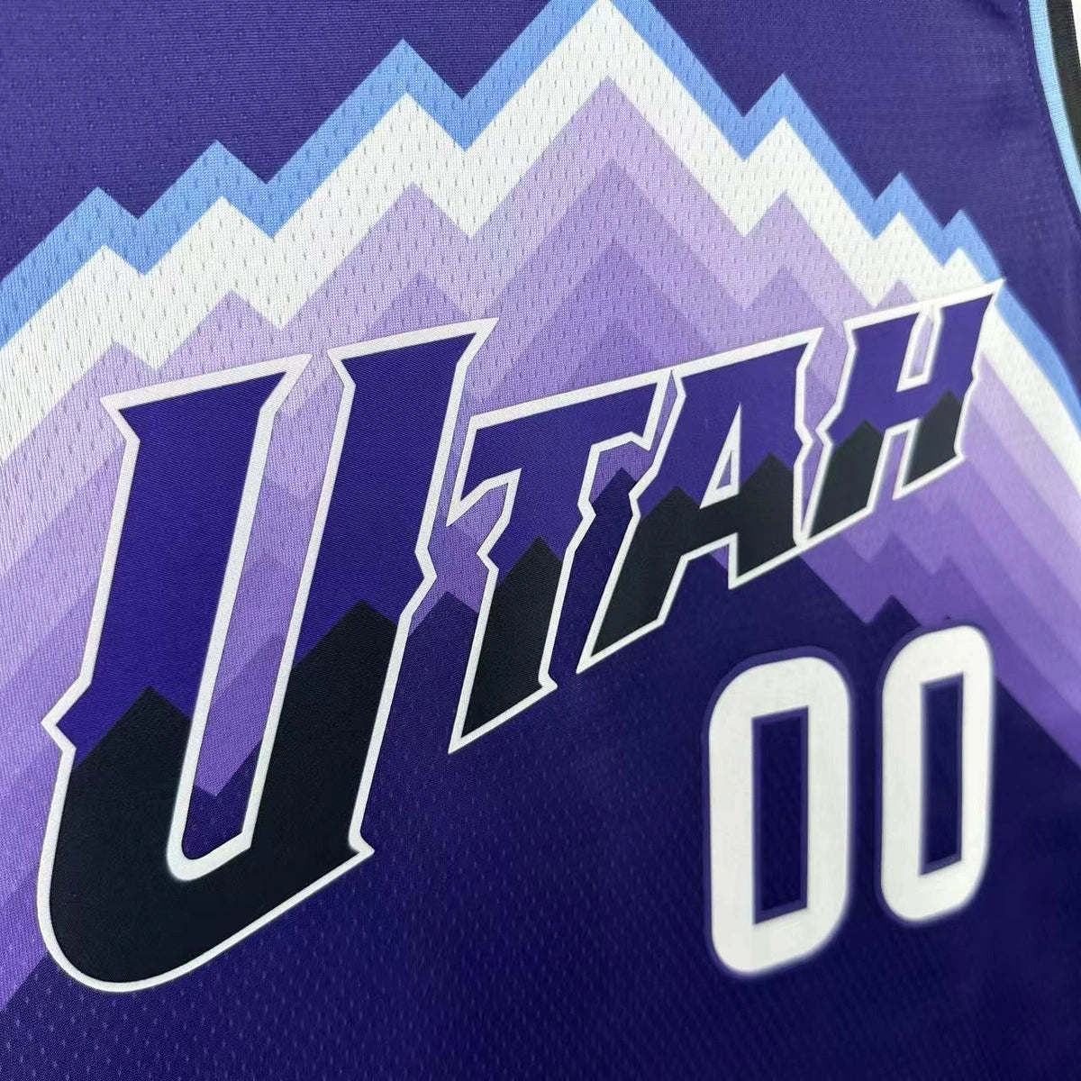 Jordan Clarkson No.00 Utah Jazz Purple Jersey 2025-26 NBA Authentic Swingman Jersey - View 8