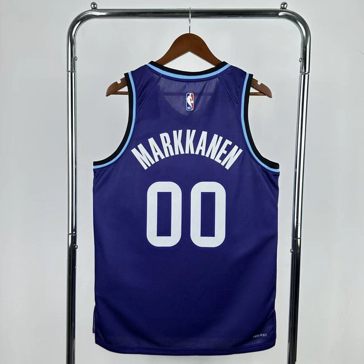 Jordan Clarkson No.00 Utah Jazz Purple Jersey 2025-26 NBA Authentic Swingman Jersey - View 10