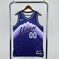 Jordan Clarkson No.00 Utah Jazz Purple Jersey 2025-26 NBA Authentic Swingman Jersey - View 11