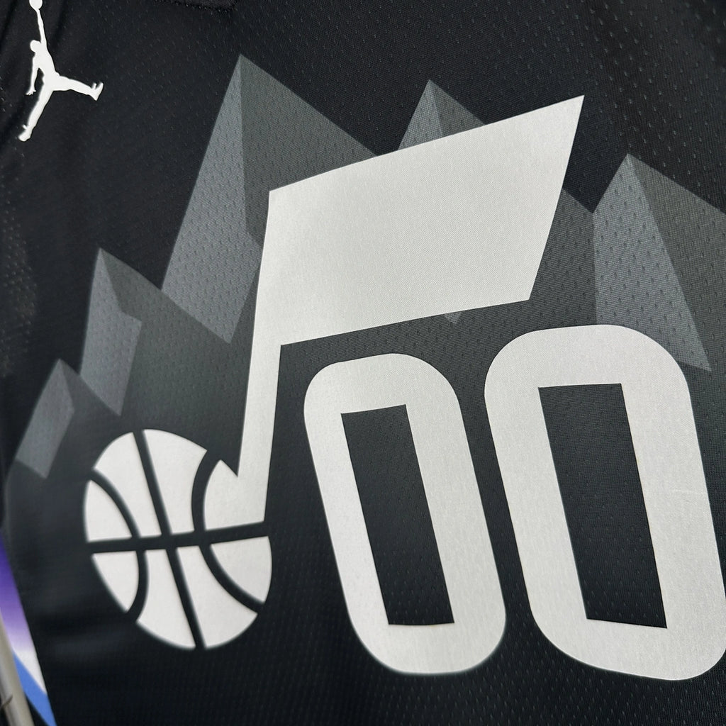 Jordan Clarkson No.00 Utah Jazz Air Jordan Edition Jersey 2025-26 NBA Authentic Swingman Jersey - View 7