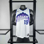 Lauri Markkanen No.19 Utah Jazz Home White Jersey 2025-26 NBA Authentic Swingman Jersey - View 1