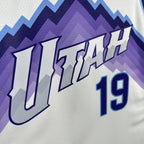 Lauri Markkanen No.19 Utah Jazz Home White Jersey 2025-26 NBA Authentic Swingman Jersey - View 9