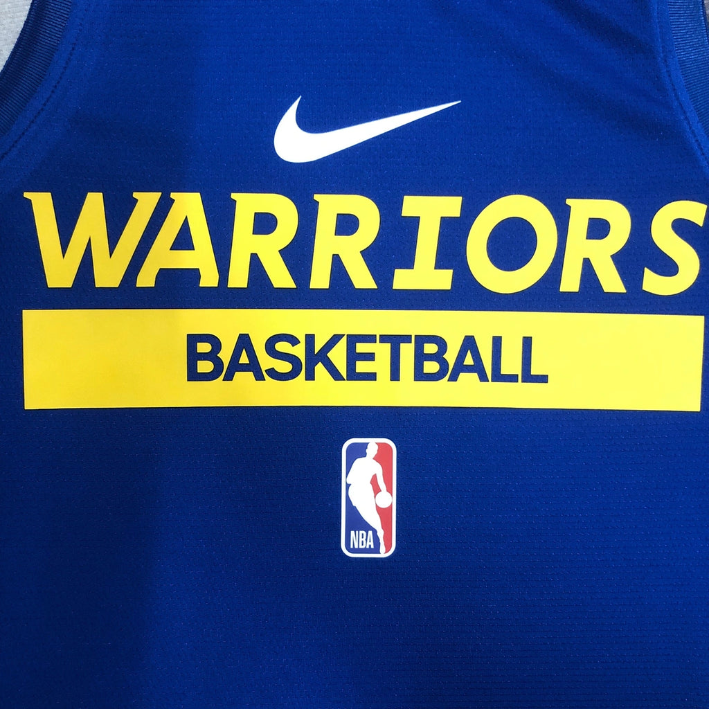 Warriors Chest Logo Detail in Blue — Hanging