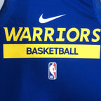 Warriors Chest Logo Detail in Blue — Hanging