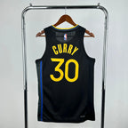 Warriors BackFull AirJordan Jersey in Black Hanging 012