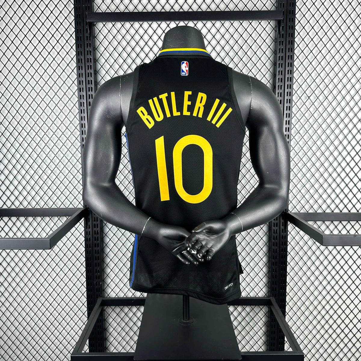 Warriors BackFull AirJordan Jersey in Black Mannequin 002