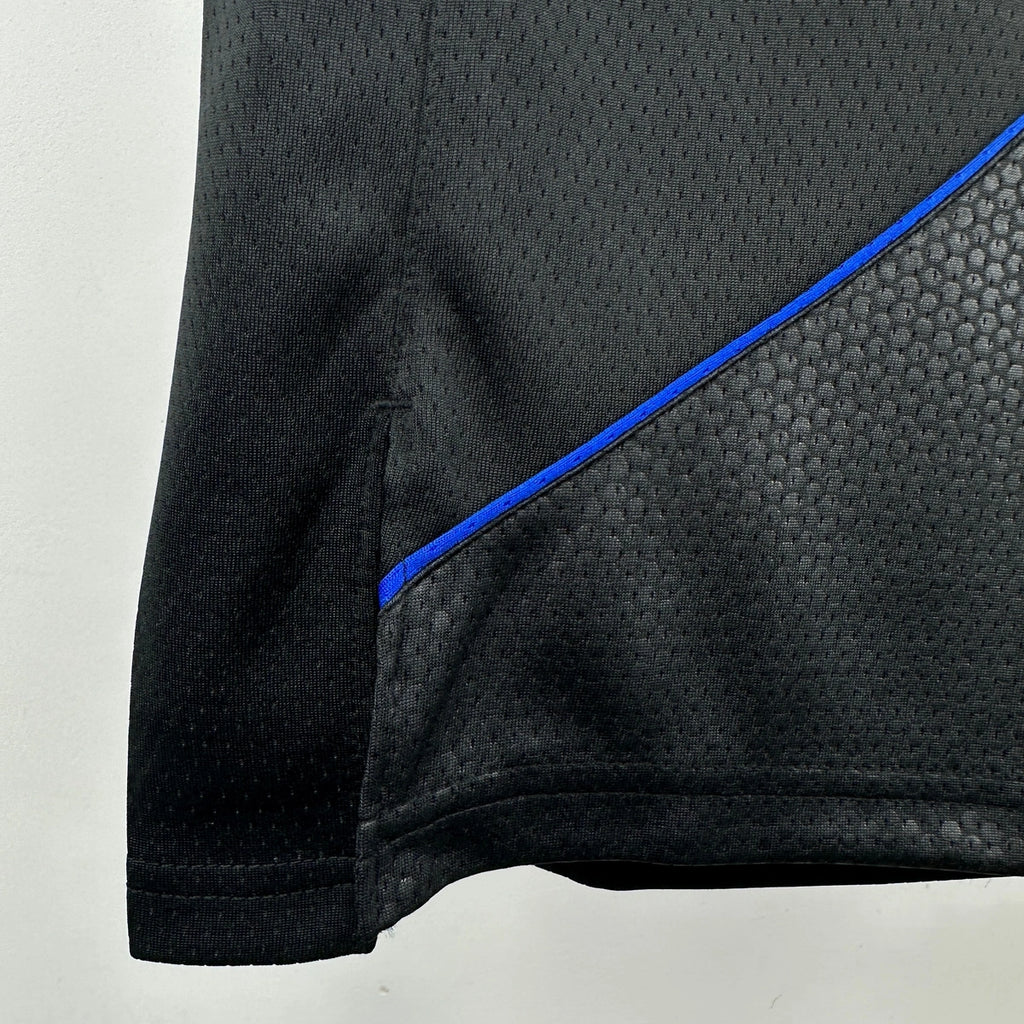 Warriors FabricDetail AirJordan Jersey in Black Hanging 009
