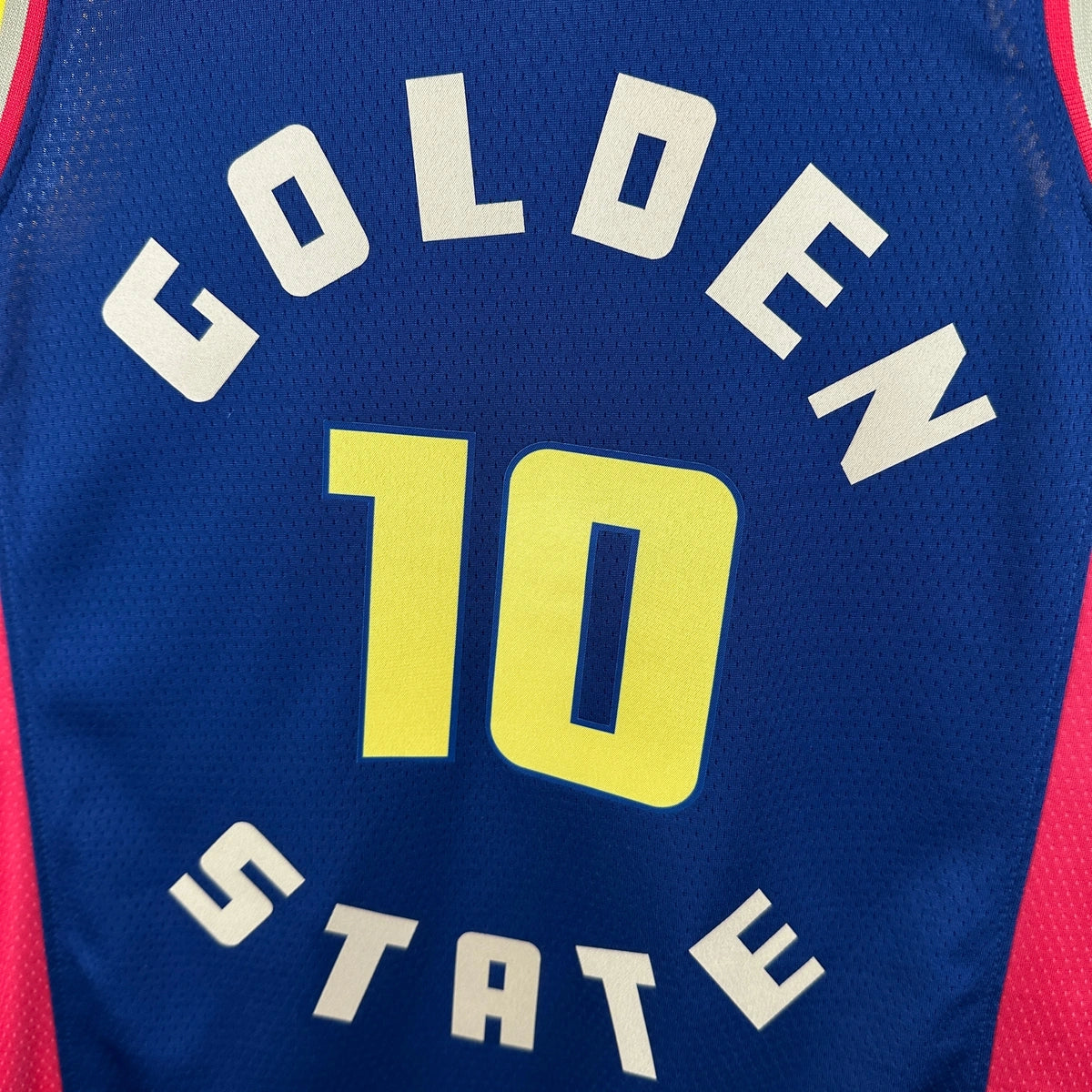 Warriors ChestLogo City Jersey in Navy Hanging 008