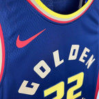 Warriors ChestLogo City Jersey in Navy Hanging 008