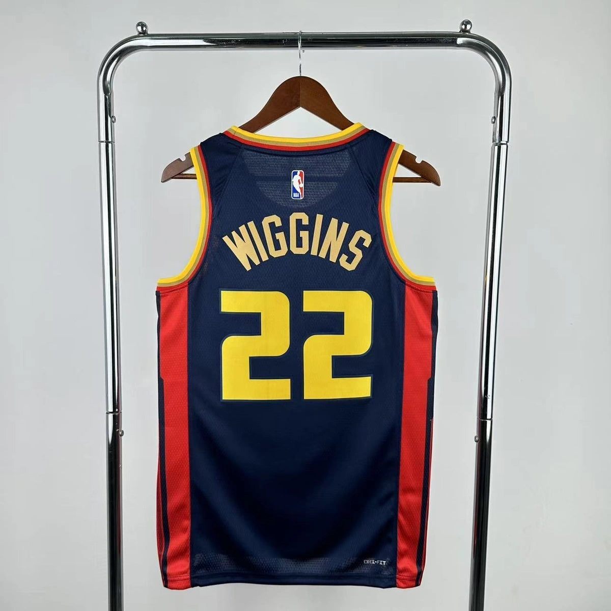 Warriors ChestLogo City Jersey in Navy Mannequin 004