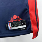 Warriors FabricDetail City Jersey in Navy Hanging 009