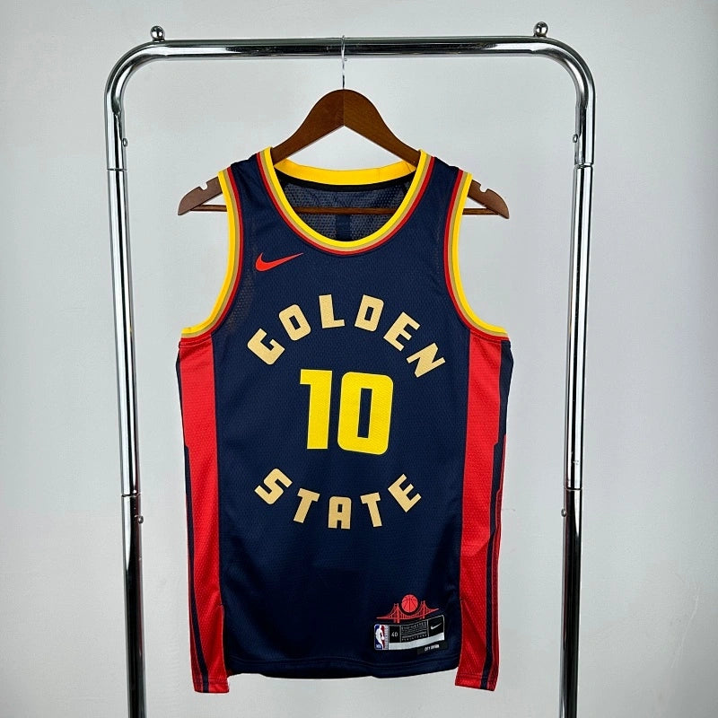 Warriors FrontFull City Jersey in Navy Hanging 001